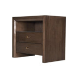 Millie 2 - Drawer Solid Wood Nightstand
