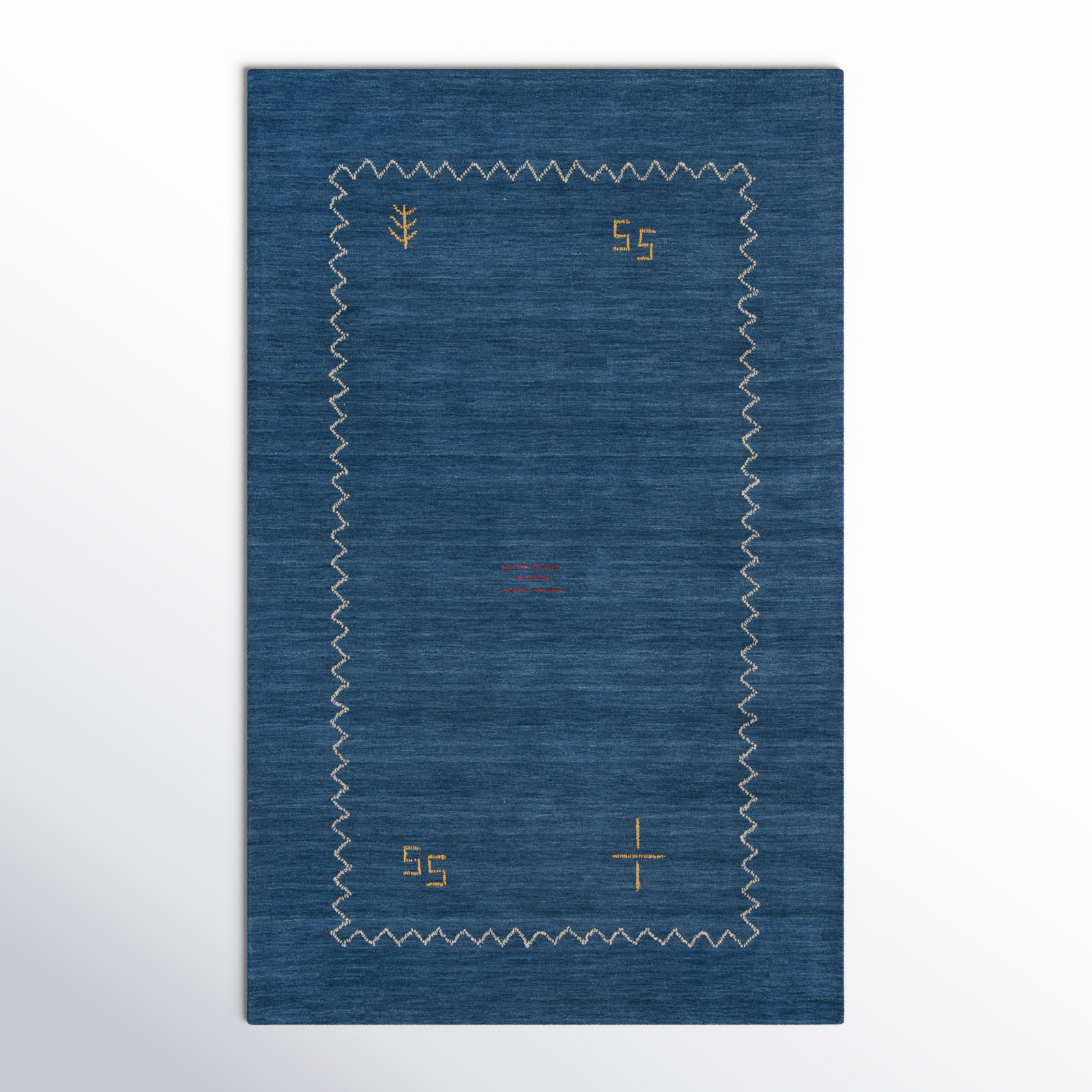 Danforth Hand-Woven Flatweave Wool Area Rug, Rectangle 5' x 8'