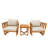 3 Piece Outdoor  Seating Group With Cushions