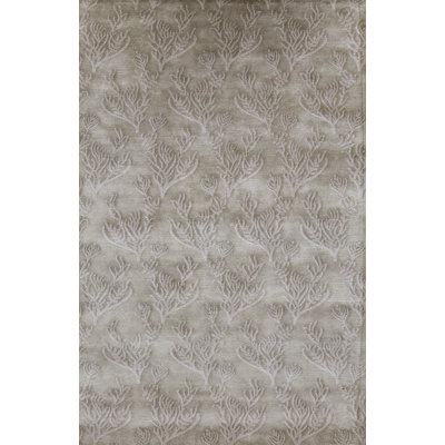 Hand-Knotted High-Quality Gray Area Rug