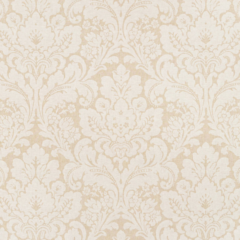 Acanthus Damask Fabric, Pearl