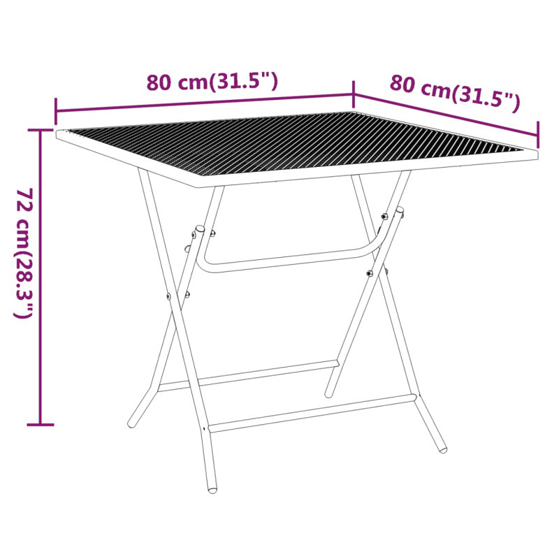 Alliyah Dining Table, Anthracite