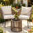 White Cushion/Beige Frame selected