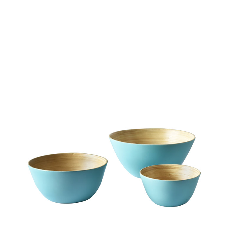 Bahia BOWL 3PC. SET, Aqua