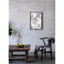 Miroir mural 32 po x 22 po avec cadre en métal antique