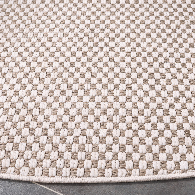 Tapis intérieur / extérieur en sisal Ailbe, Rond 6 pi 7 po