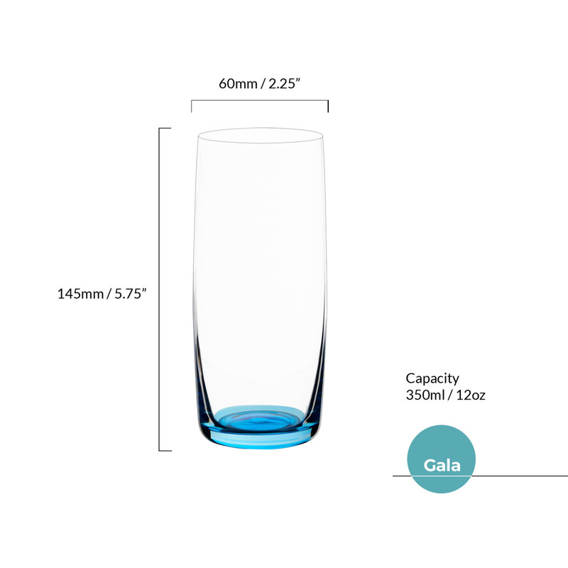 Gala 11,75 oz Ensemble de verres en verre Highball
