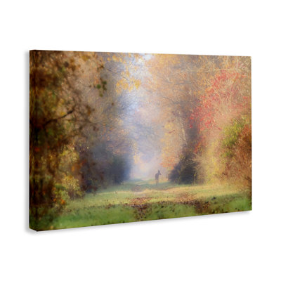 «Foggy Autumnal Forest», art mural sur toile par Carrie Ann Grippo-Pike