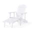 Chaise pliante inclinable Malibu résistante aux intempéries-369445153