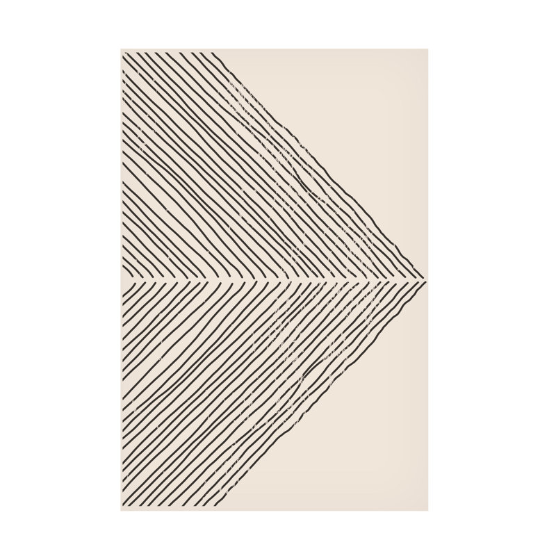 Jay Stanley, ensemble géométrique 4 sur toile, H 24 po x l 16 po x P 2 po