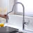 Single-Handle Pull-Down Sprayer Kitchen Faucet in Chrome-70509852
