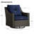 Keaisha Outdoor Swivel Wicker Glider Lounge Chair-1781274203