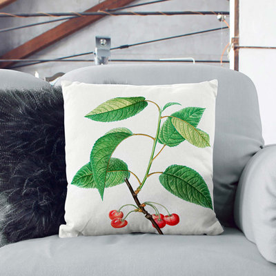 Floral Square Throw Cushion
