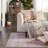 Machine Washable Elodie Oriental Machine Made Power Loom Polyester Area Rug in Pink-1324466276