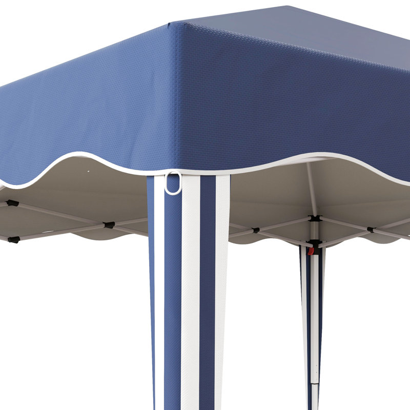 3m x 3m Steel Pop Up Canopy, Blue