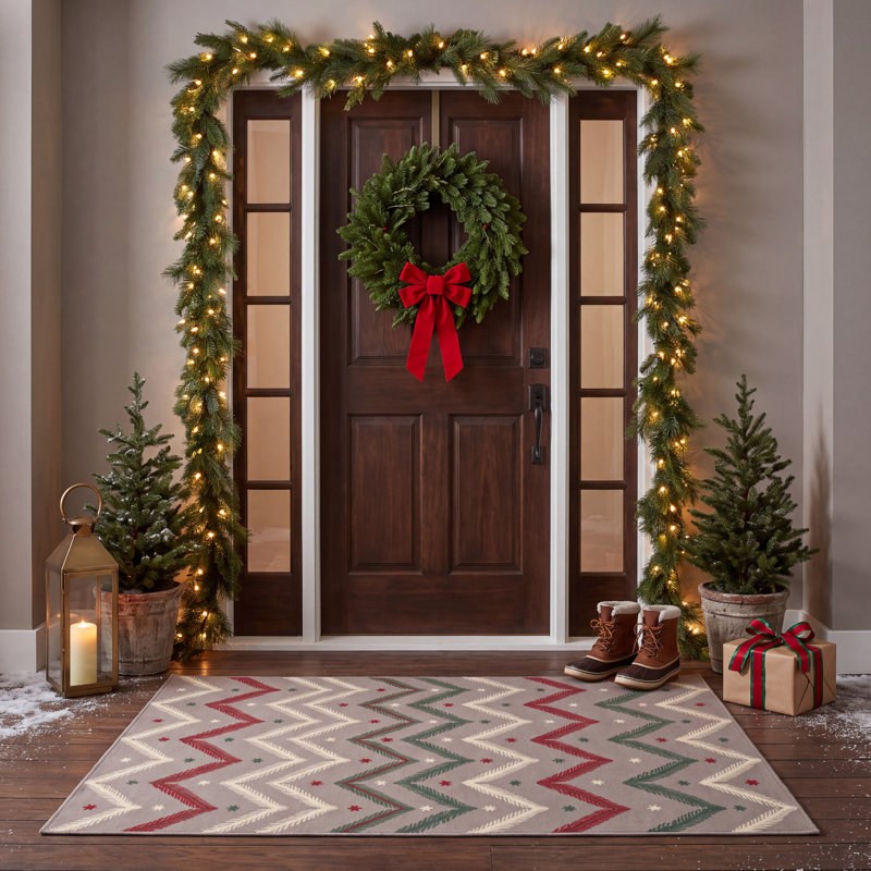 Tapis Southwold Christmas, Rectangle 9 pi 10 po x 13 pi 1 po