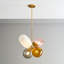 Colben Modern Colourful Glass Globe Pendant Light