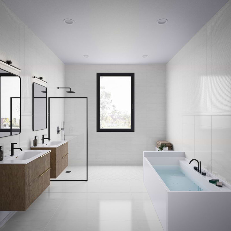 Bianco Dolomite 4" Hexagon Polished Marble Mosaic Tile