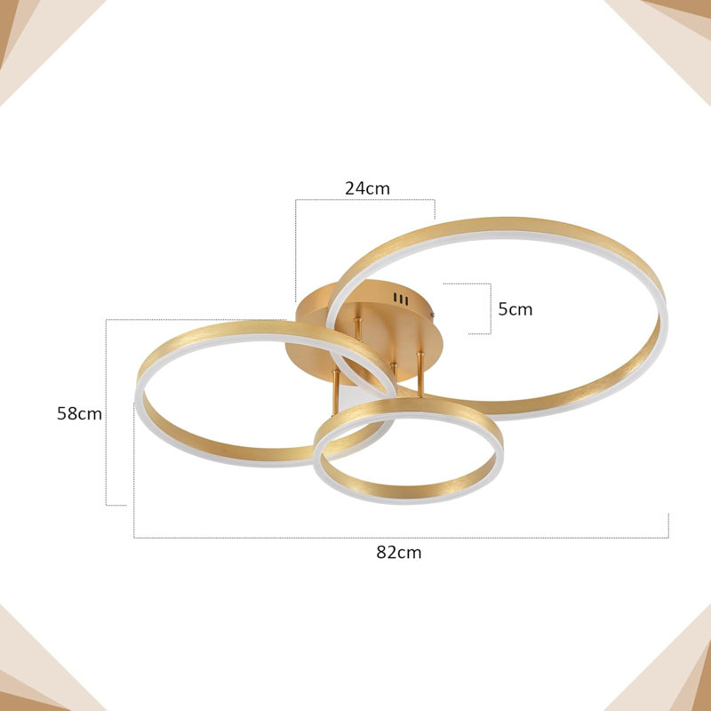 LED Semi Flush Mount