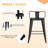 Metal Bucket Seat Bar Stool -1853457841
