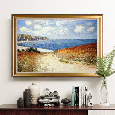 « the seaing to the sea », reproduction de peinture à l’huile sur toile tendue encadrée