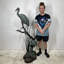 Crane Bronze Garden Statue