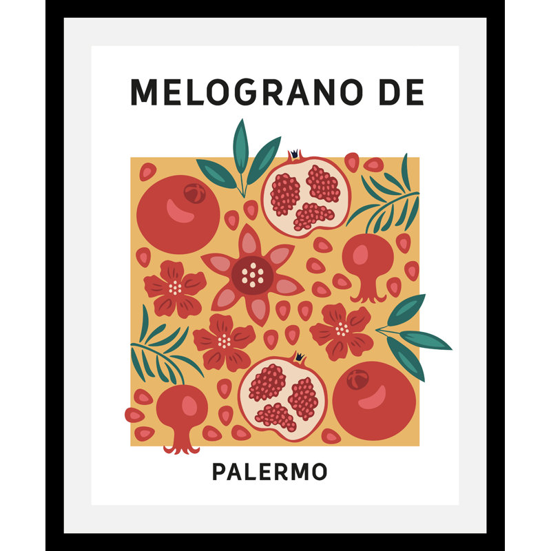 Palermo - Single Picture Frame Print, 70cm H x 50cm W