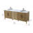 84 inch Double Bathroom Vanity-1228195767