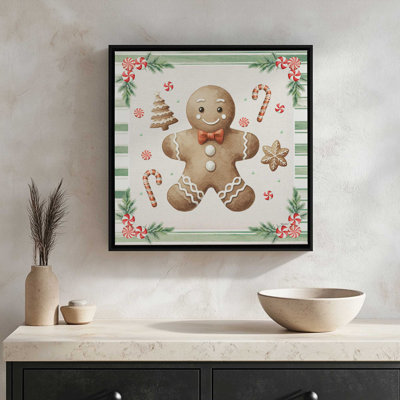 «Gingerbread Boy» par Nicole DeCamp, reproduction d'art