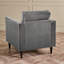 Logi Fabric Occasional Armchair - Upholstered Modern Minimalist Boxy Style-1826393