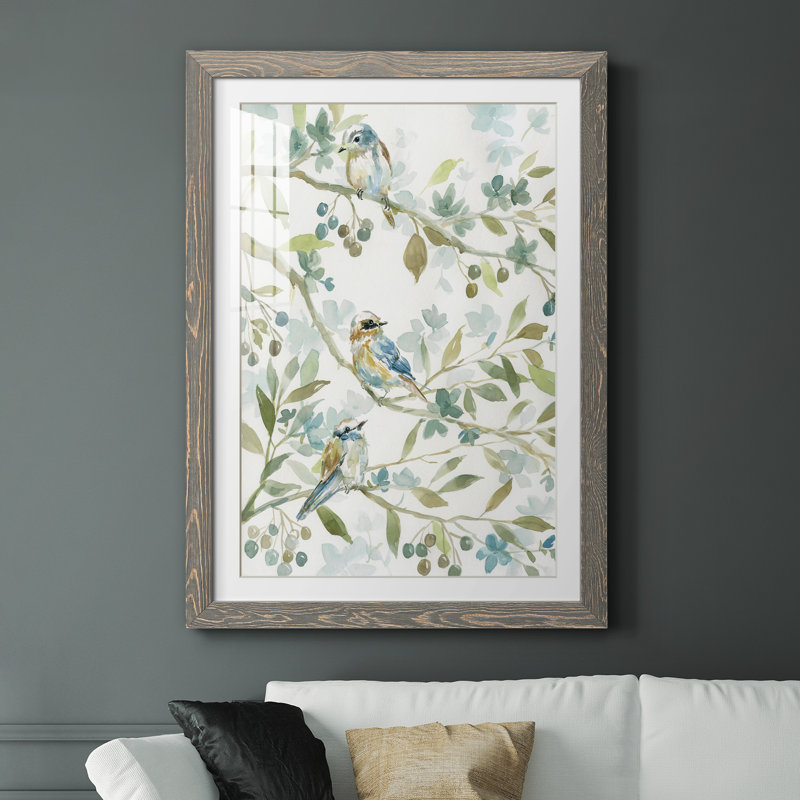 " Spring Beginnings ", 31" H x 44" W x 1" D, Gray Framed Canvas