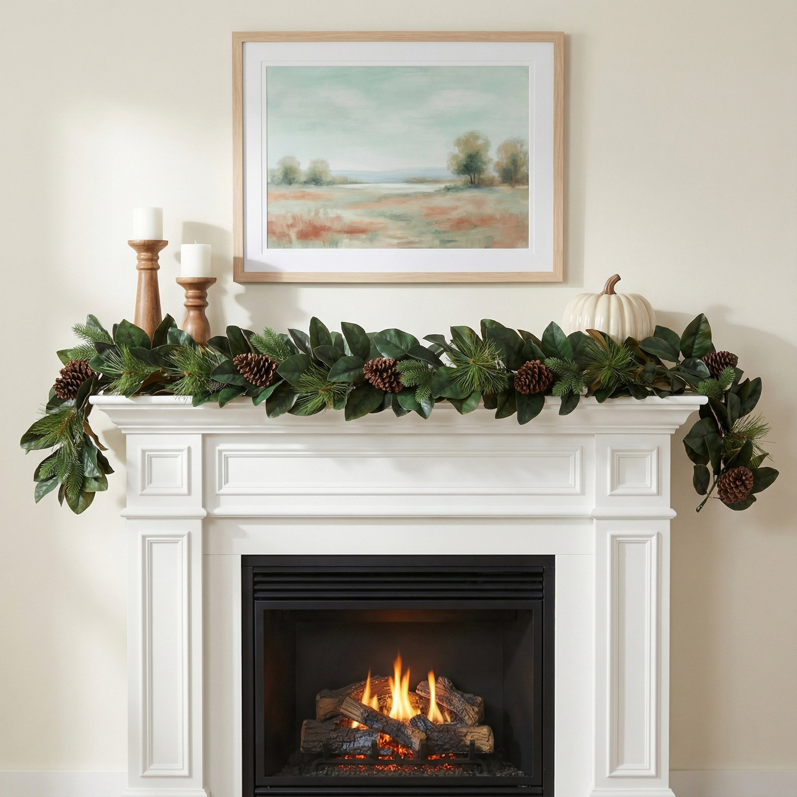81'' in. Faux Garland