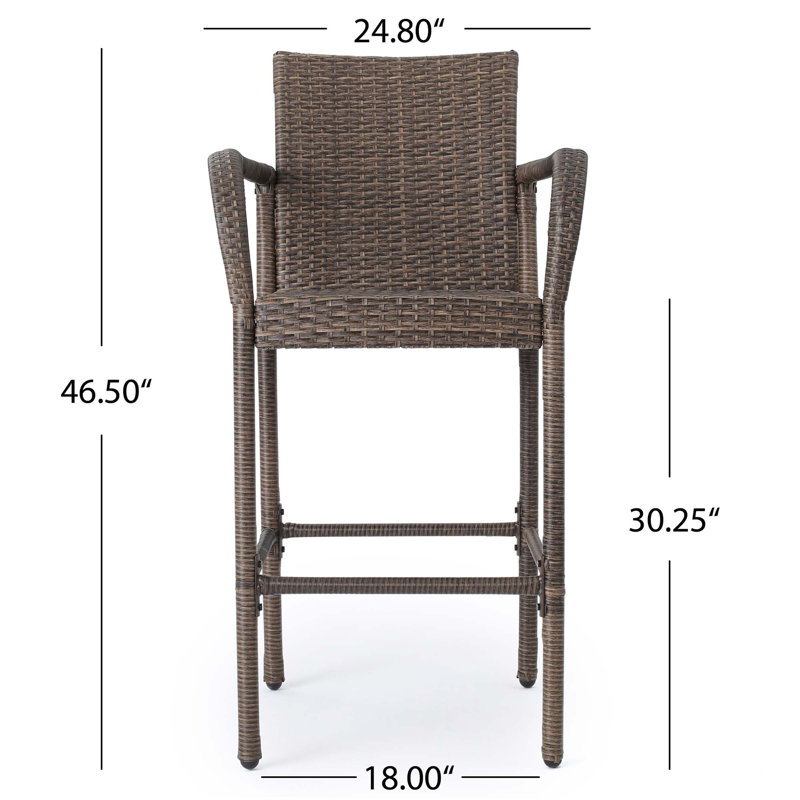 Littleton Barstool for Farmhouse, Brown