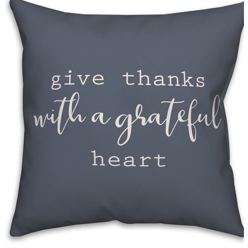 Solid Colour Pillow Cover, 16" x 16", Blue, Polyester/Polyfill