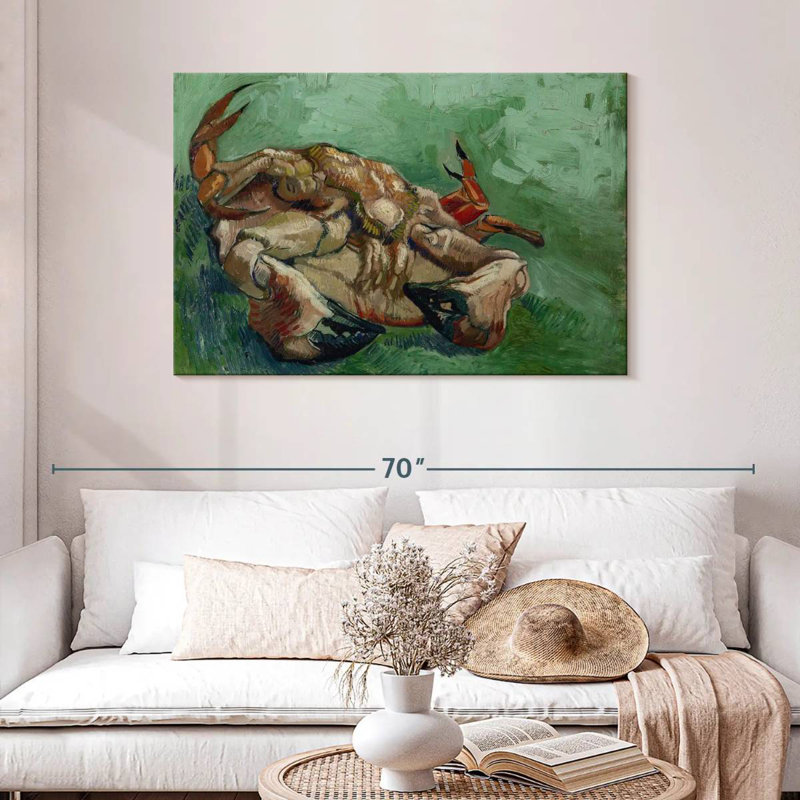 Brampt Crab On Its Back, 30" H x 45" W
