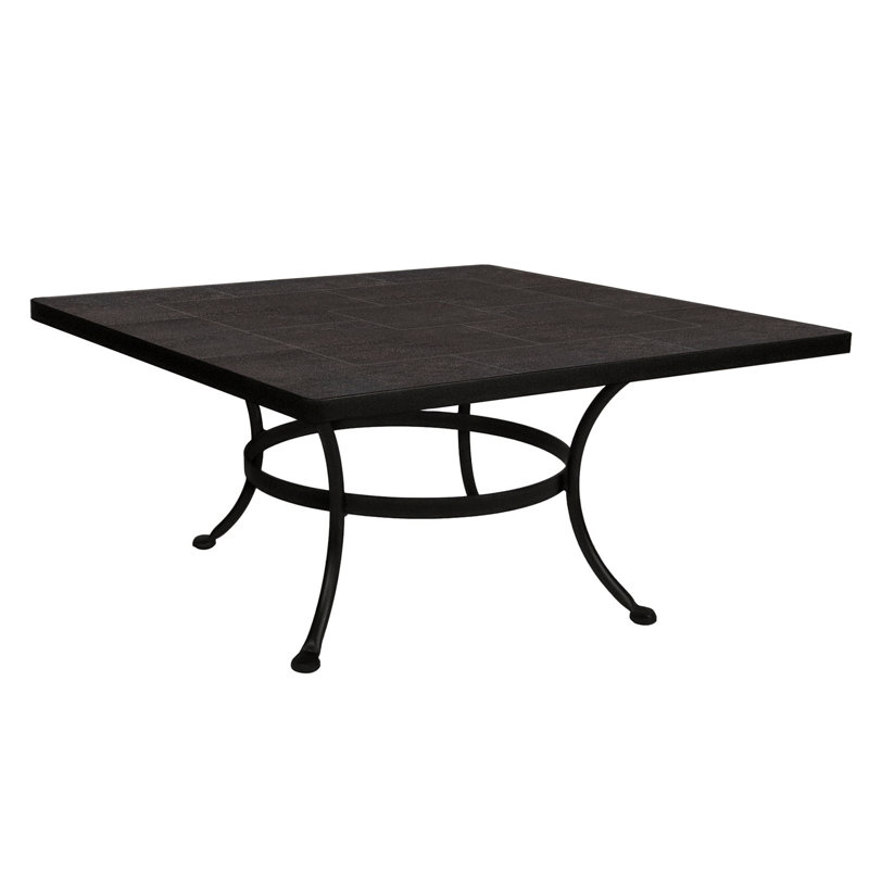 Outdoor Square Coffee Table, Carbon Black, Urban Shift