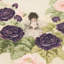 Tissu rose Hollyhock Schumacher x Mary-89390602