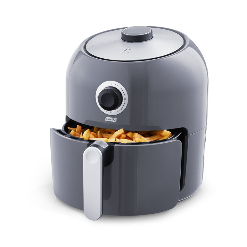 Dash 6 Quart Family Size Air Fryer, Gray