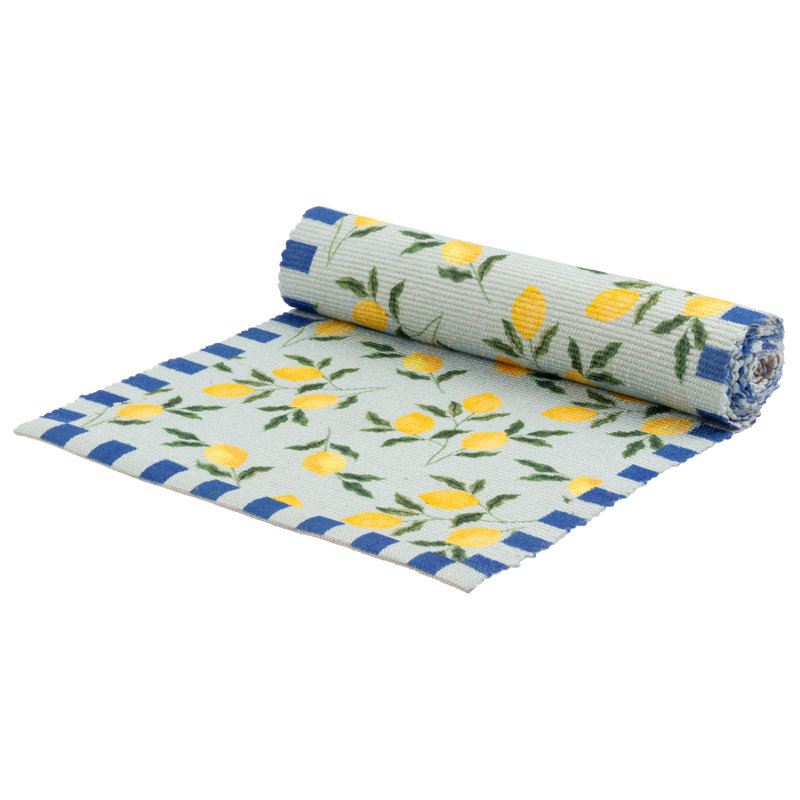 Lemons Indoor/Outdoor Table Runner, 230" L x 2" W