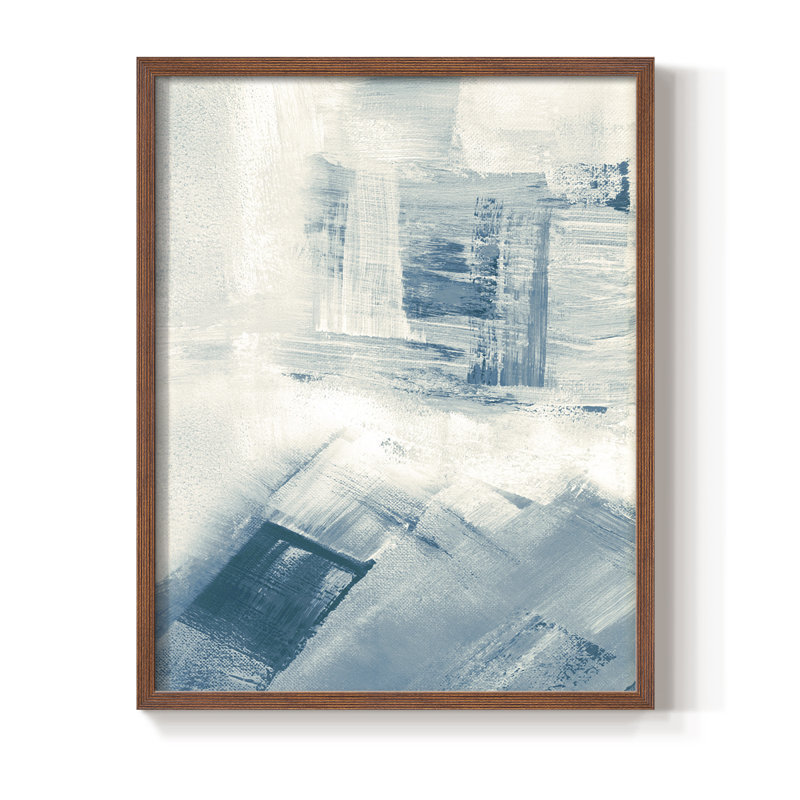 Reproduction encadrée Wind Winded II - bois massif, Brun, H 10 po x l 8 po