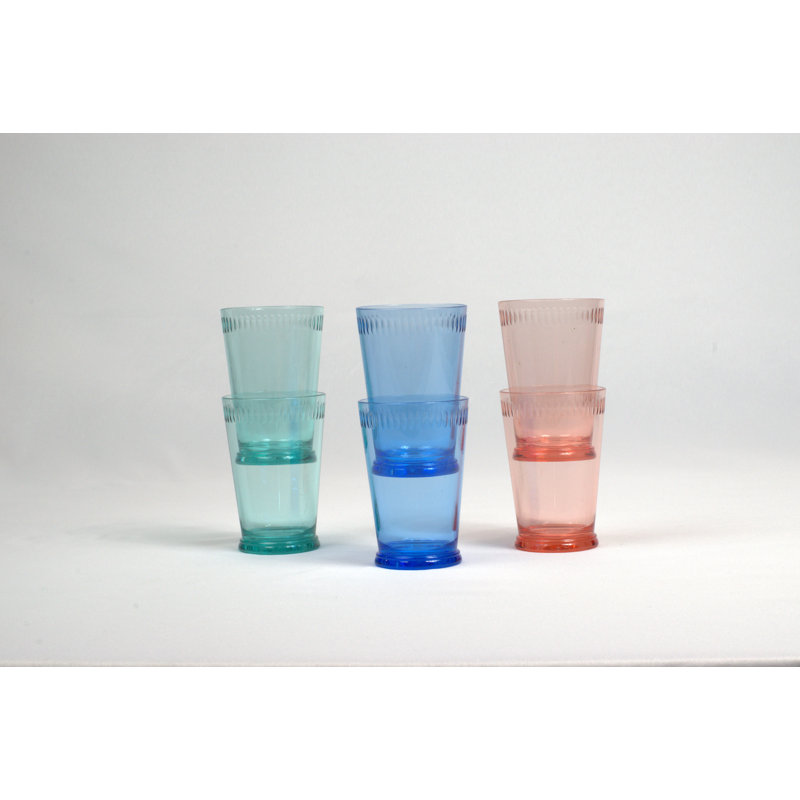 Claudean 10oz. Acrylic Drinking Glass Set