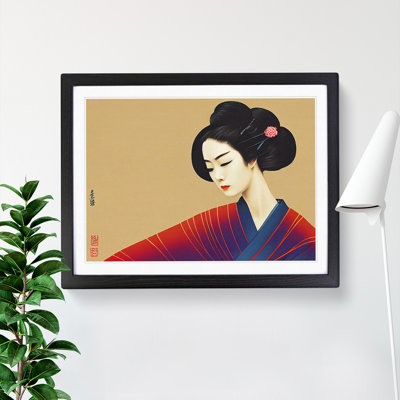 Victorious Geisha - Framed Print
