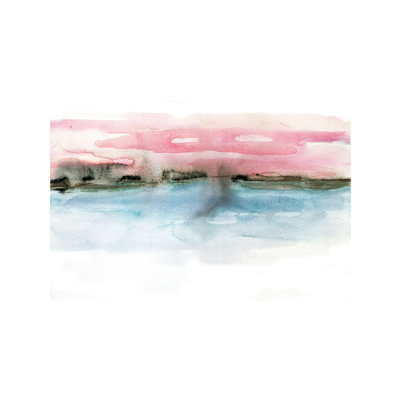« littoral » par albina bratcheva-print, H 32 po x l 48 po x P 1,5 po, Toile tendue