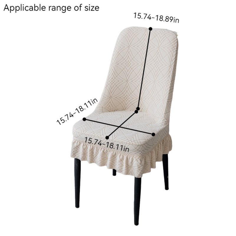 Housse pour chaise de salle à manger
