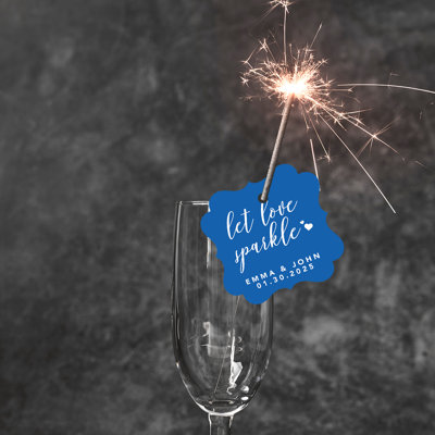 Cadre personnalisé sur mesure Let Love Sparkle