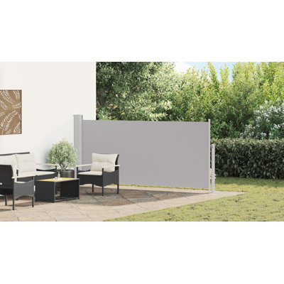 Retractable Side Awning Folding Privacy Screen Outdoor Divider Wall