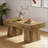 Wooden Dining Table,Rectangular Center Table,Spacious Coffee Table