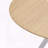 37-Inch Round Dining Table with Silver Metal Legs-2060160345