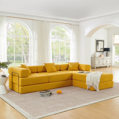 108'' Modular L-Shaped Sectional Sofa