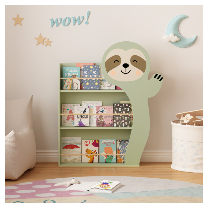Bibliothèque pour enfants Sage Green